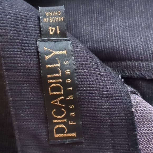 PICADILLY* 2pc jacket/top & skirt set. Short sleeve button front, rivet detail - Picture 7 of 16